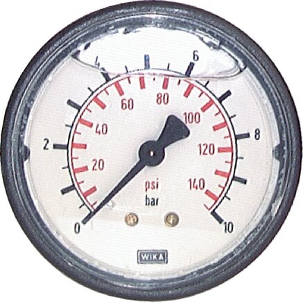 Exemplarische Darstellung: Glycerin-Manometer waagerecht